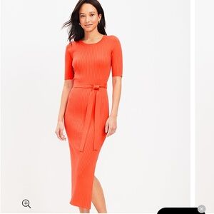 Loft Ribbed Elbow Sleeve Maxi Dress - Super Soft & Flattering Fit!